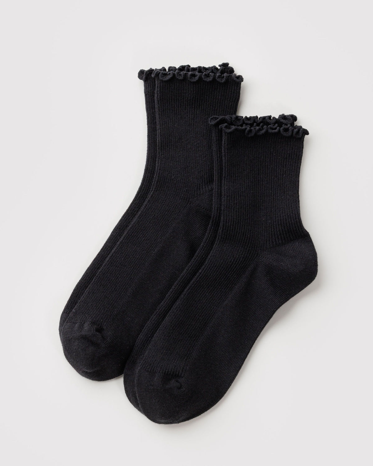 LETTUCE EDGE SOCK SET OF 2 - US 5024