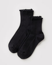 LETTUCE EDGE SOCK SET OF 2 - US 5024