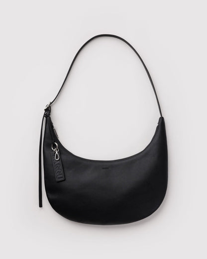 MEDIUM RECYCLED LEATHER FLAT CRESCENT - US 1941