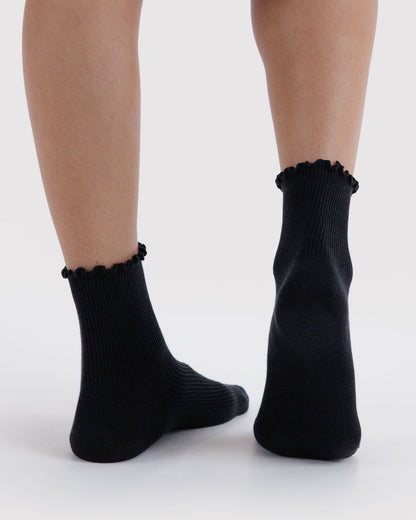 LETTUCE EDGE SOCK SET OF 2 - US 5024