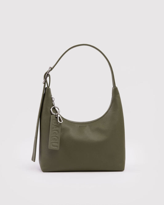 MINI RECYCLED LEATHER SHOULDER BAG - US 0077