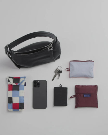 MINI RECYCLED LEATHER SHOULDER BAG - US 2516